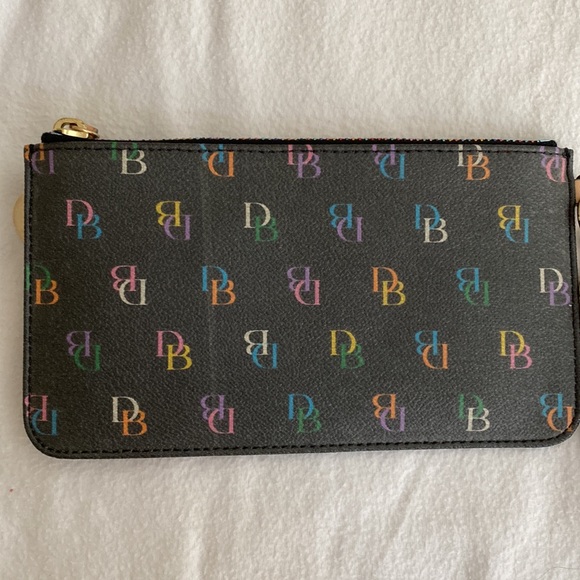 Vintage Monogrammed Dooney & Bourke Wristlet - Picture 2 of 8